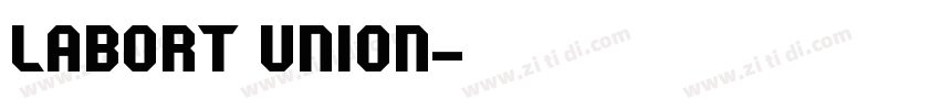 Labort union字体转换